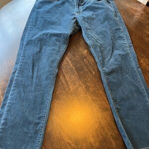 Agave Men's Corduroy Pants in Teal Blue